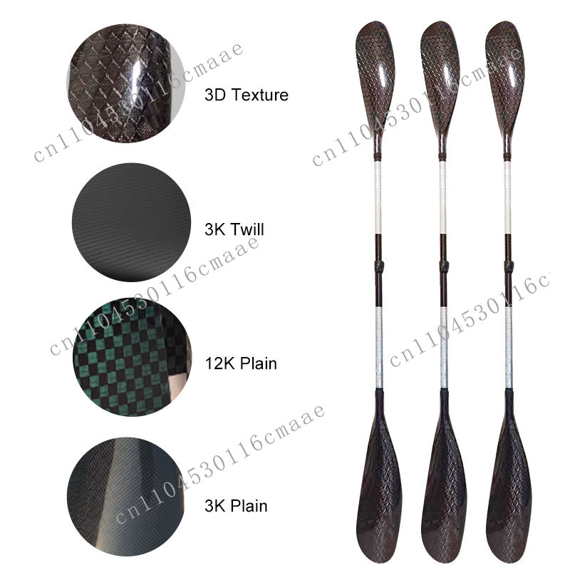 Kayak Paddle Carbon - 2025年モデル 2ピース カーボンフォーム複合材 ダブルウィングブレード 海上格納式 折りたたみ式