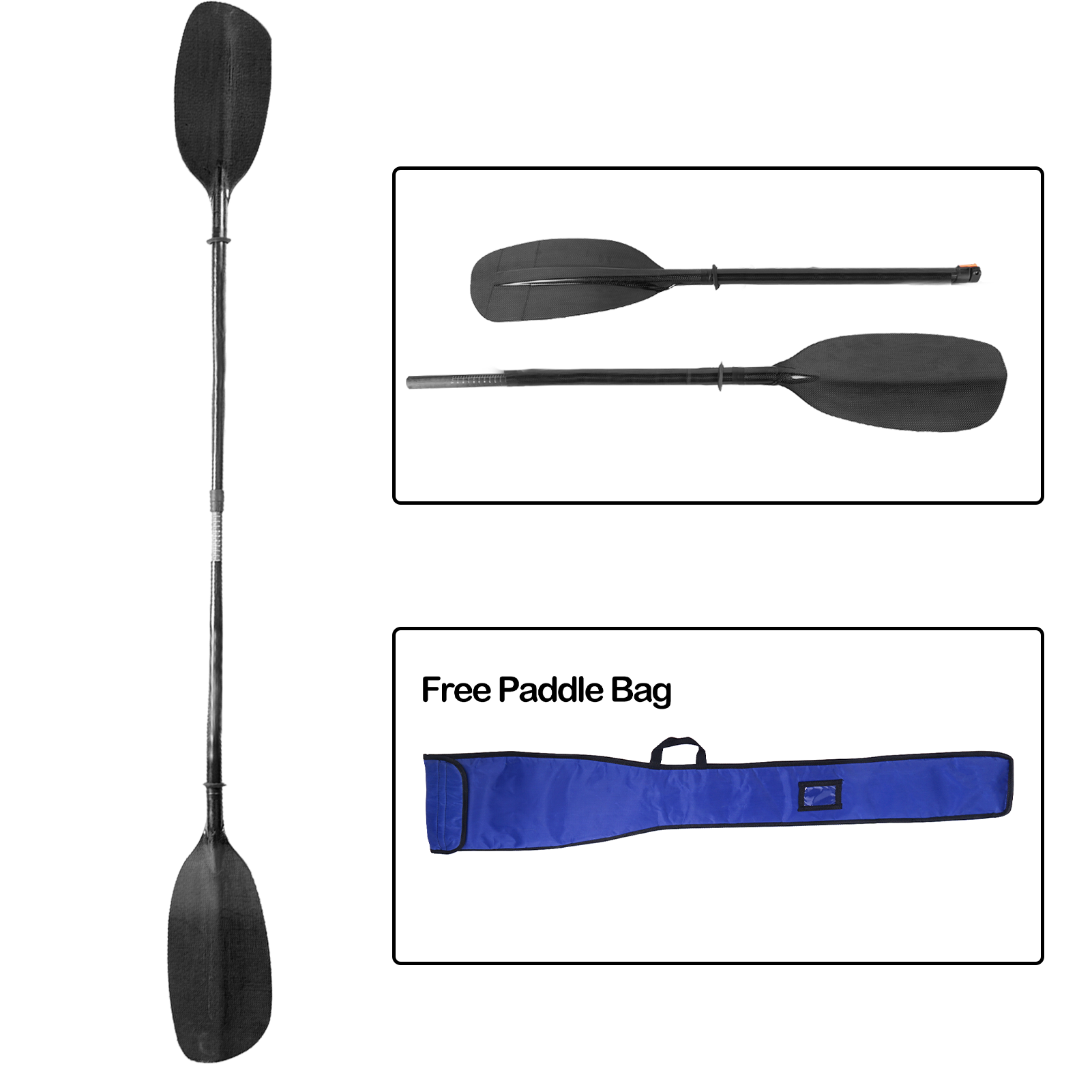 カヤック,サーフィン,カヤック,カヌー用の100% gカーボ - Kayak Paddle Carbon のレビューと価格
