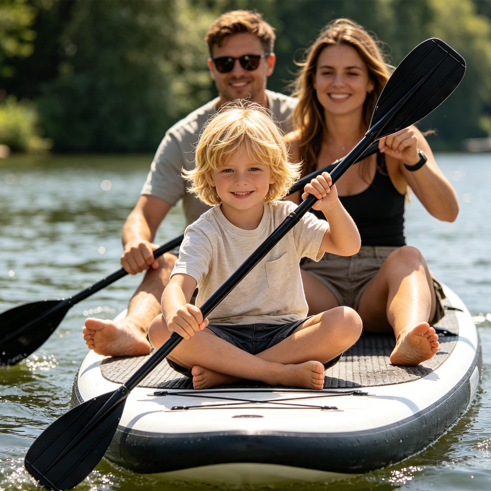 2セクションカーボンファイバーカヤックパドル 軽量ダブルブレ - Kayak Paddle Carbon のレビューと価格
